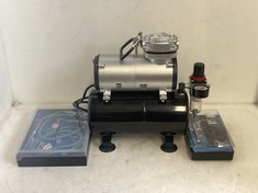 AIRGOO TIMBERTECH AIRBRUSH KIT WITH COMPRESSOR - MODEL: ABPSTO06 - RRP £108