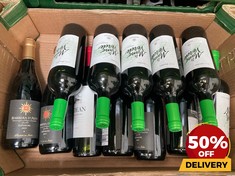 12 X BOTTLES OF ASSORTED RED WINE TO INCLUDE BARBERA DI'ASTI SUPERIORE 2019 DRY RED WINE 75CL (18+ ONLY) (COLLECTION DAYS MONDAY 19TH - WEDNESDAY 21ST AUGUST)