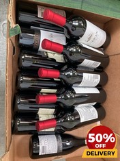 12 X BOTTLES OF ASSORTED RED WINE TO INCLUDE ALTE VODTEI ZU RAVENSBURG 2022 PINOT NOIR DRY RED WINE BADEN 75CL (18+ ONLY) (COLLECTION DAYS MONDAY 19TH - WEDNESDAY 21ST AUGUST)