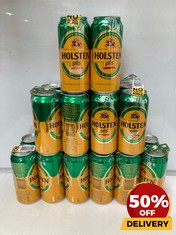 6 X PACKS OF 4 440ML HOLSTEN PILS PREMIUM LAGER BBE: 01/25 (18+ ONLY) (COLLECTION DAYS MONDAY 19TH - WEDNESDAY 21ST AUGUST)