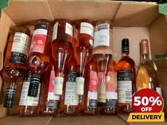 12 X BOTTLES OD ASSORTED ROSE WINE TO INCLUDE COLLIN BOURISSET COTEAUX BOURGUIGNONS 2022 DRY ROSE WINE 75CL (18+ ONLY) (COLLECTION DAYS MONDAY 19TH - WEDNESDAY 21ST AUGUST)