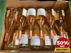 12 X BOTTLES OF COTEAUX D'AIX EN PROVENCE REVERENCE 2021 DRY ROSE WINE 75CL (18+ ONLY) (COLLECTION DAYS MONDAY 19TH - WEDNESDAY 21ST AUGUST)