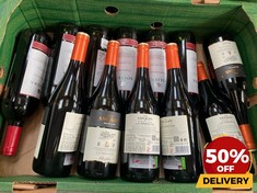 12 X BOTTLES OF ASSORTED RED WINE TO INCLUDE FELIX SOLIS SOLIERA LA MANCHA TEMPRANILLO DRY RED WINE 75CL (18+ ONLY) (COLLECTION DAYS MONDAY 19TH - WEDNESDAY 21ST AUGUST)