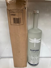 PREMIUM SUPERB MAGNUM VODKA 37.5% 3L (18+ ONLY) (COLLECTION DAYS MONDAY 19TH - WEDNESDAY 21ST AUGUST)