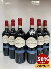 6 X BOTTLES OF CASATO DEI MEDICI RICCARDI 2021 ITALIA CHIANTI COLLI SENESI DRY RED WINE 13% 75CL (18+ ONLY) (COLLECTION DAYS MONDAY 19TH - WEDNESDAY 21ST AUGUST)