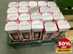 20 X ECHO FALLS SUMMER BERRIES WINE AND STRAWBERRY FIZZ SCENTED CANDLE GIFT SET (18+ ONLY) (COLLECTION DAYS MONDAY 19TH - WEDNESDAY 21ST AUGUST)