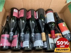 12 X BOTTLES OF ASSORTED RED WINE TO INCLUDE ALTE VODTEI ZU RAVENSBURG 2022 PINOT NOIR DRY RED WINE BADEN 75CL (18+ ONLY) (COLLECTION DAYS MONDAY 19TH - WEDNESDAY 21ST AUGUST)