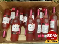 12 X BOTTLES OF FELIX SOLIS VINA ALBALI ROSADO TEMPRANILLO ROSE WINE 75CL (18+ ONLY) (COLLECTION DAYS MONDAY 19TH - WEDNESDAY 21ST AUGUST)