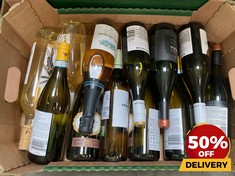 12 X BOTTLES OF ASSORTED WHITE WINE TO INCLUDE CORTE ALLODOLA SOAVE 2021 DRY WHITE WINE 75CL (18+ ONLY) (COLLECTION DAYS MONDAY 19TH - WEDNESDAY 21ST AUGUST)