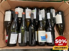 12 X BOTTLES OF ASSORTED WHITE WINE TO INCLUDE DASCH BOSCH 2021 CHENIN BLANC DRY WHITE WINE 75CL (18+ ONLY) (COLLECTION DAYS MONDAY 19TH - WEDNESDAY 21ST AUGUST)