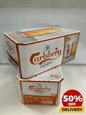 2 X PACKS OF 15 440ML CANS CARLSBERG PREMIUM EXPORT PILSNER BBE: 11/24 (18+ ONLY) (COLLECTION DAYS MONDAY 19TH - WEDNESDAY 21ST AUGUST)