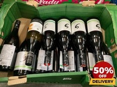 12 X BOTTLES OF ASSORTED WHITE WINE TO INCLUDE CHENIN BLANC ROUSSANNE MARSANNE 2023 DRY WHITE WINE 75CL (18+ ONLY) (COLLECTION DAYS MONDAY 19TH - WEDNESDAY 21ST AUGUST)