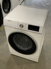 HISENSE 60CM FREESTANDING WASHING MACHINE IN WHITE - MODEL NO. WDQY1014EVJM - RRP £332