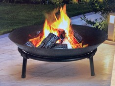 2 X AMBIANCE FIRE BOWL 47CM