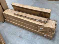 5 X ASSORTED GAZEBO PARTS TO INCLUDE DEUBA GARDEBRUK GREENHOUSE WITHOUT BASE (BOX 2/2, PART ONLY) (KERBSIDE PALLET DELIVERY)