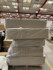 PALLET OF ASSORTED BED BASES IN ASSORTED COLOURS / PARTS (KERBSIDE PALLET DELIVERY)