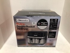 EMTRONICS 9 LITRE DOUBLE BASKET AIR FRYER MODEL NO-EMDAF9LD+ RRP- £114.99