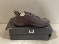 ECCO ATH-1FW WOMENS NUBUCK TRAINERS DUSK SIZE 6