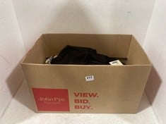 BOX OF ASSORTED WOMENS UNDERWEAR/SWIMWEAR TO INCLUDE ADANOLA ULTIMATE WRAP BRA BLACK SIZE SM