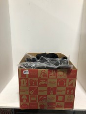 BOX OF ASSORTED ADULT CLOTHING TO INCLUDE SCRUFFS WORKER T-SHIRT GRAPHITE SIZE M