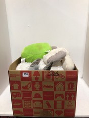 BOX OF ASSORTED KIDS TOYS TO INCLUDE SQUISHMALLOWS WENDY FROG PLUSH TOY