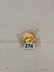 2 X 1967 KRUGERRAND FYNGOUD 1OZ FINE GOLD PLATED COINS SOUTH AFRICA IN CAPSULE