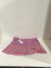 ADIDAS SPRINT SHORTS - LAVENDER SIZE M AND LABELRAIL X POSE AND REPEAT WOMEN'S SHORT TULLE SKIRT IN PINK/LILAC UK 14