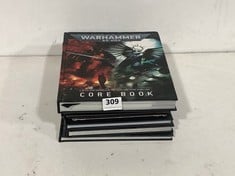 6 X ASSORTED WARHAMMER 40,000 BOOKS TO INCLUDE IN THE GRIM DARKNESS OF THE FAR FUTURE THERE IS ONLY WAR CORE BOOK