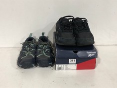 REEBOK CL NYLON MENS RUNNING TRAINERS BLACK SIZE 7 TO INCLUDE MERRELL TRAINERS NAVY SIZE 7