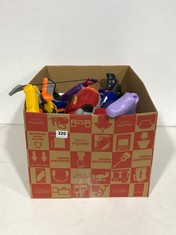 BOX OF ASSORTED KIDS TOY BLASTERS TO INCLUDE NERF DART TAG