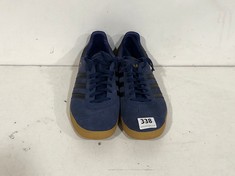 ADIDAS GAZELLE TRAINERS INK DARK BLUE GUM SUEDE SIZE 10.5