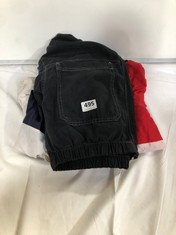 FILA 1/2 ZIP HOODED PULL OVER LIGHTWEIGHT JACKET NAVY/RED/WHITE SIZE LG TO INCLUDE BDG HOODED CROPPED JACKET BLACK DENIM SIZE M