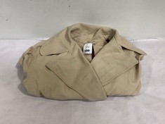 FREE PEOPLE DOUBLE BREASTED COAT NATURAL SIZE SM RRP- £158