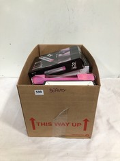 BOX OF ASSORTED BEAUTY PRODUCTS/ITEMS TO INCLUDE HOT AIR STYLER 5-IN-1 TP-5+1