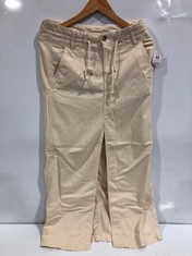 FREE PEOPLE CHINO MAXI SKIRT NEUTRAL SIZE 4 RRP- £118