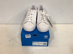 ADIDAS SUPERSTAR TRAINERS WHITE SIZE 9