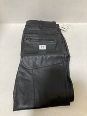 FREE PEOPLE REBEL VEGAN PANTS BLACK SIZE 4 RRP- £118