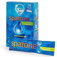 30 X SPATONE NATURAL IRON SUPPLEMENT + VITAMIN C (14 SACHETS), DAILY CONVENIENT LIQUID IRON SACHETS, NOTHING ARTIFICIAL, BETTER ABSORPTION THAN TABLETS, LESS SIDE EFFECTS, APPLE FLAVOUR.