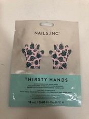 60 X NAILS.INC THIRSTY HANDS.