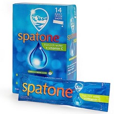 31 X SPATONE NATURAL IRON SUPPLEMENT + VITAMIN C (14 SACHETS), DAILY CONVENIENT LIQUID IRON SACHETS, NOTHING ARTIFICIAL, BETTER ABSORPTION THAN TABLETS, LESS SIDE EFFECTS, APPLE FLAVOUR.