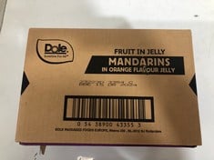 24 X JELLY IN FRUIT MANDARINS (20 POTS PER BOX).