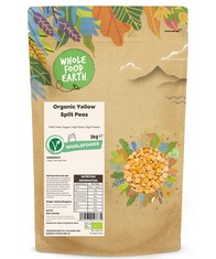 QTY OF ITEMS TO INLCUDE X12 ASSORTED WHOLEFOOD BAGS TO INCLUDING WHOLEFOOD EARTH ORGANIC YELLOW SPLIT PEAS 2KG GMO FREE | VEGAN | HIGH FIBRE | HIGH PROTEIN | CERTIFIED ORGANIC, WHOLEFOOD EARTH ORGANI