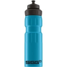 QTY OF ITEMS TO INLCUDE ASSORTED BOTTLES AND FLASKS TO INCLUDE SIGG - ALUMINIUM SPORTS WATER BOTTLE - WMB SPORTS BLUE TOUCH - WITH 3-STAGE SPORTS CAP - CLIMATE NEUTRAL CERTIFIED - LEAKPROOF - LIGHTWE