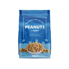 50 X BY ROASTED AND SALTED PEANUTS, 200G.