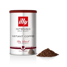 5 X ILLY COFFEE, INTENSO INSTANT COFFEE, DARK ROAST, 100% ARABICA COFFEE, BULK PACK OF 6 X 95G.