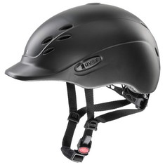 UVEX ONYXX MAT - LIGHTWEIGHT RIDING HELMET FOR KIDS - INDIVIDUAL FIT - OPTIMIZED VENTILATION - BLACK MATT - 49-54 CM.