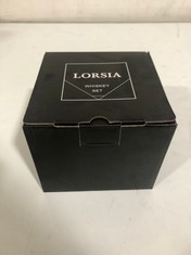 9 X LORSIA WHISKEY SET.