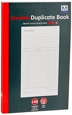 27 X ANKER INTERNATIONAL STATIONARY"1-80" INVOICE DUPLICATE BOOK, A5.