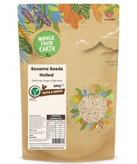 QTY OF ITEMS TO INLCUDE 15X ASSORTED WHOLEFOOD EARTH TO INCLUDE WHOLEFOOD EARTH SESAME SEEDS HULLED 500 G | GMO FREE | HIGH FIBRE, WHOLEFOOD EARTH 100% WHOLEMEAL RYE FLOUR (STONEGROUND) 1 KG | GMO FR