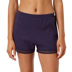 15 X SLOGGI WOMEN'S GO RIBBED SHORT BRIEFS, CAMPARI, M.